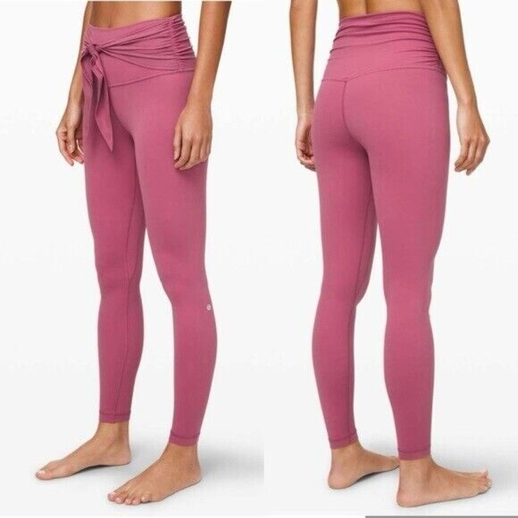 Lululemon Align Wrap Waist Legging 28" - Moss Rose - Picture 2 of 3